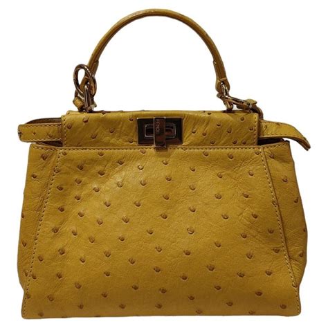 fendi ostrich bag animal print|Fendi Ostrich Peekaboo .